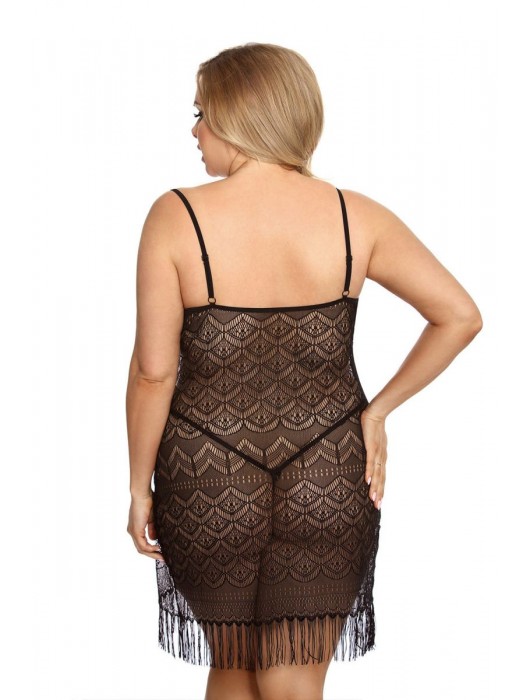 Кружевная сорочка Geali с бахромой по подолу - Anais купить с доставкой