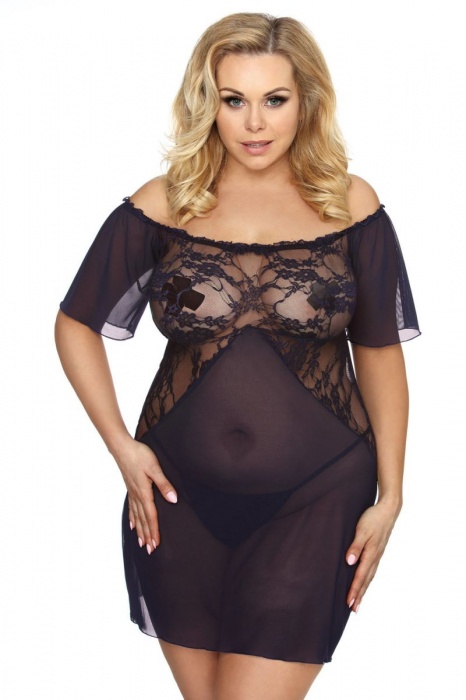 Роскошная сорочка Venea с кружевным лифом - Anais купить с доставкой