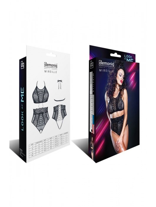 Комплект с высокими трусиками Mireille - Demoniq купить с доставкой