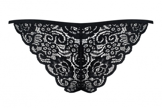 Нежные кружевные трусики с цветочным узором - Obsessive купить с доставкой