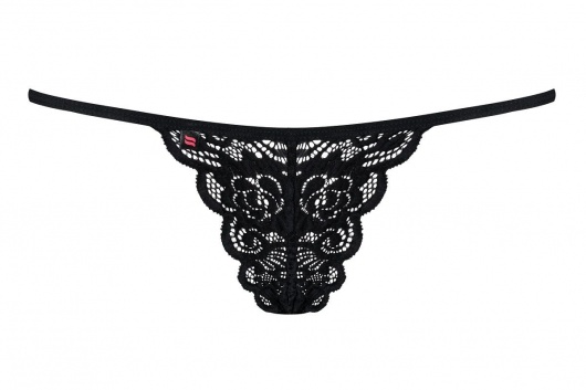 Нежные кружевные трусики с цветочным узором - Obsessive купить с доставкой