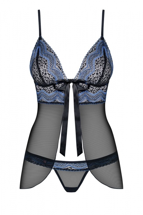 Изысканный бэби-долл с узором в виде волн - Obsessive купить с доставкой