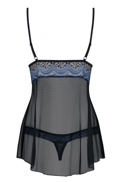 Изысканный бэби-долл с узором в виде волн - Obsessive купить с доставкой