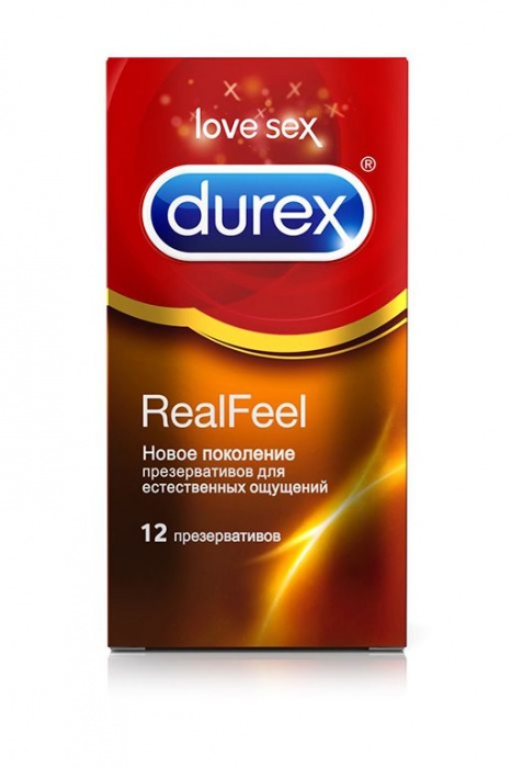 Презервативы Durex RealFeel для естественных ощущений - 12 шт. - Durex - купить с доставкой в Ростове-на-Дону