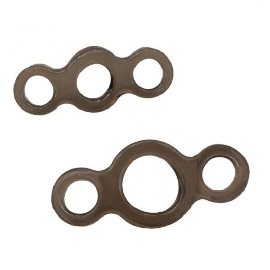 Набор из 2 эрекционных колец MENZSTUFF STRETCHABLE COCK RING SET - Dream Toys - в Ростове-на-Дону купить с доставкой