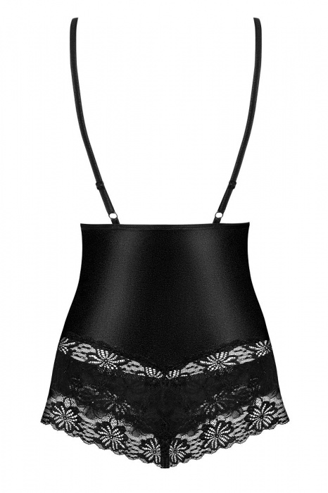 Соблазнительный бэби-долл с крупным цветочным узором - Obsessive купить с доставкой