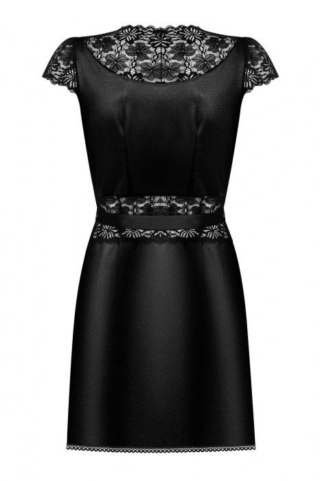 Элегантный пеньюар из стрейч-атласного материала - Obsessive купить с доставкой