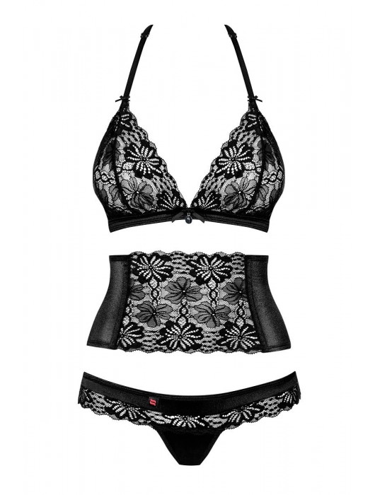 Роскошный комплект с широким поясом - Obsessive купить с доставкой