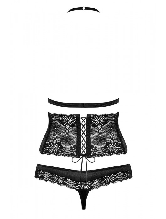 Роскошный комплект с широким поясом - Obsessive купить с доставкой