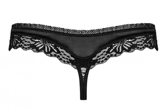 Ажурные трусики-стринги с подвеской - Obsessive купить с доставкой