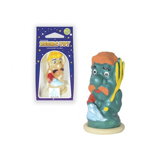 Сувенирный латексный презерватив  Водолей - Sitabella - купить с доставкой в Ростове-на-Дону