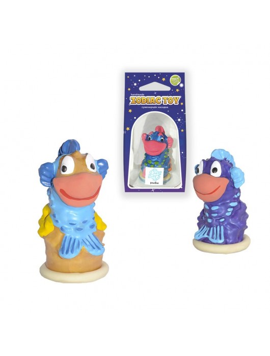 Сувенирный латексный презерватив  Рыбы - Sitabella - купить с доставкой в Ростове-на-Дону