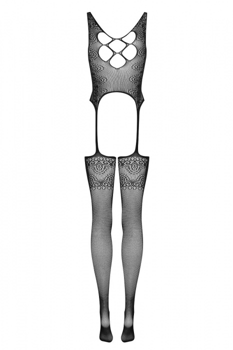 Оригинальный кэтсьюит с имитацией шнуровки на спинке - Obsessive купить с доставкой