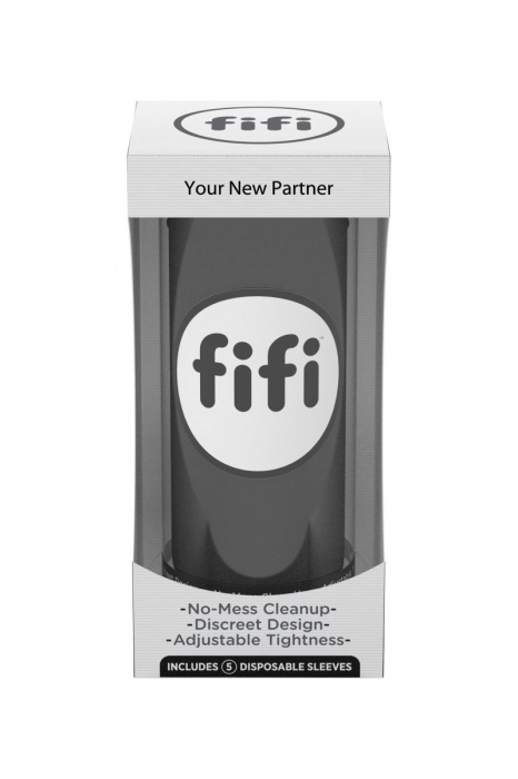 Чёрный нереалистичный мастурбатор FIFI MALE - Fifi - в Ростове-на-Дону купить с доставкой