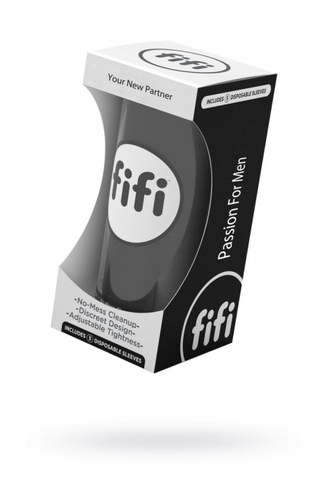 Чёрный нереалистичный мастурбатор FIFI MALE - Fifi - в Ростове-на-Дону купить с доставкой