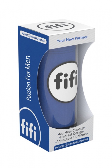 Синий нереалистичный мастурбатор FIFI MALE - Fifi - в Ростове-на-Дону купить с доставкой