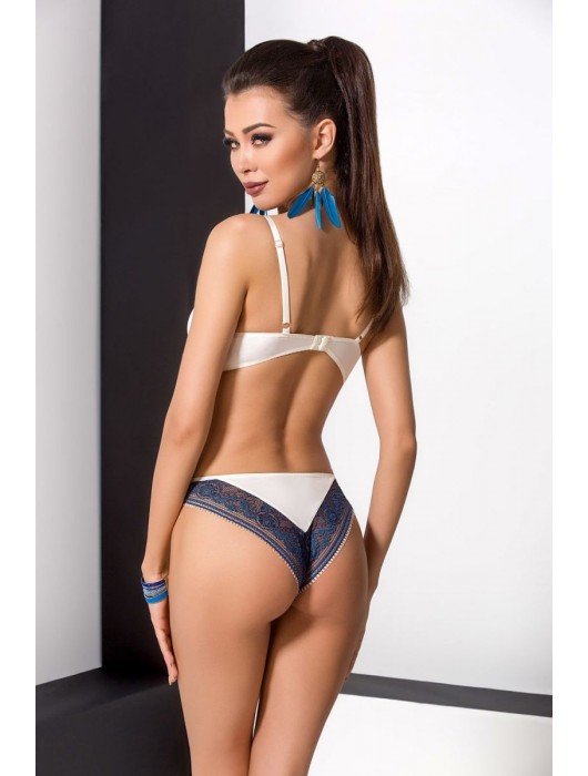 Роскошное боди с изысканным тёмно-синим кружевом Ivone - Passion купить с доставкой