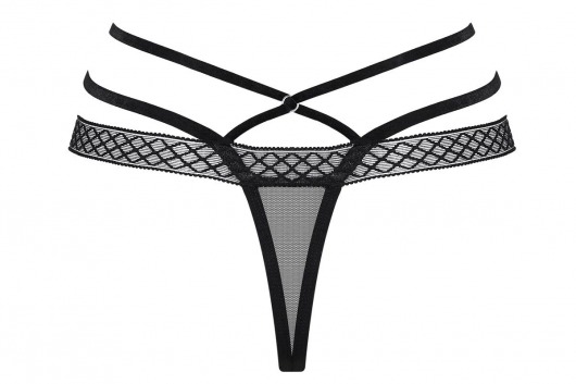 Соблазнительные трусики-стринги с дополнительными бретелями - Obsessive купить с доставкой
