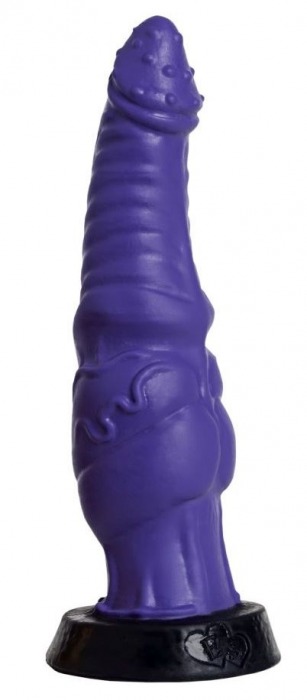 Фиолетовый фаллоимитатор  Гиппогриф small  - 21 см. - Erasexa - купить с доставкой в Ростове-на-Дону