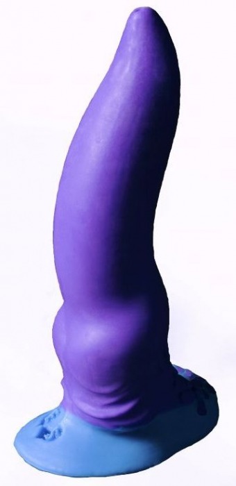 Фиолетовый фаллоимитатор  Зорг mini  - 17 см. - Erasexa - купить с доставкой в Ростове-на-Дону