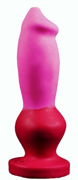 Розово-красный фаллоимитатор  Стаффорд medium  - 24 см. - Erasexa - купить с доставкой в Ростове-на-Дону