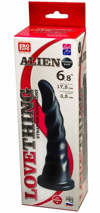 Насадка для трусиков харнесс Alien - 17,5 см. - LOVETOY (А-Полимер) - купить с доставкой в Ростове-на-Дону