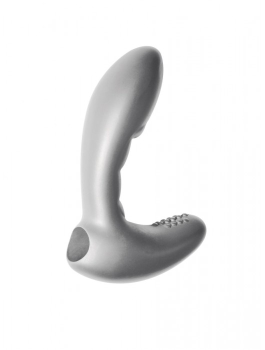 Серый стимулятор простаты с вибрацией Wonder Touch Grey - Lola Games - в Ростове-на-Дону купить с доставкой