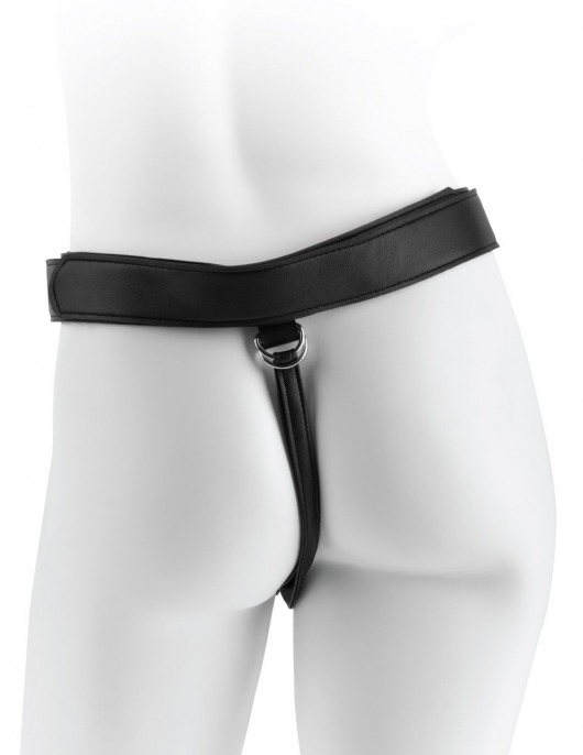 Кофейный страпон Strap-on Harness Cock - 15,2 см. - Pipedream - купить с доставкой в Ростове-на-Дону