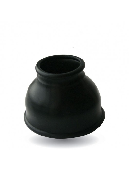 Чёрная силиконовая насадка для помпы - размер L - Bior toys - в Ростове-на-Дону купить с доставкой