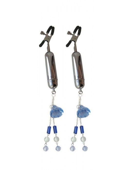 Зажимы на соски с вибрацией Sexy Friend - Bior toys - купить с доставкой в Ростове-на-Дону