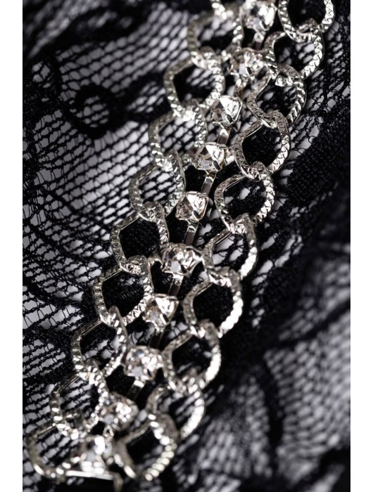 Трусики-стринги Stella с цепочками и стразами - Erolanta купить с доставкой