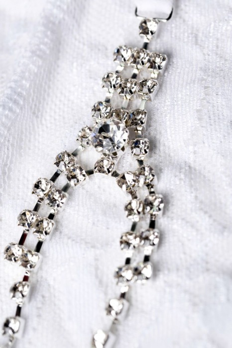 Трусики-стринги со стразами Mia - Erolanta купить с доставкой