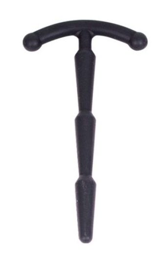 Черный уретральный плаг Kiotos X Sillicone Penis Stick 4 - O-Products - купить с доставкой в Ростове-на-Дону