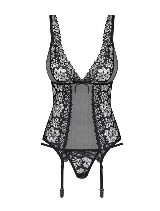 Соблазнительный корсаж с цветочным кружевом - Obsessive купить с доставкой