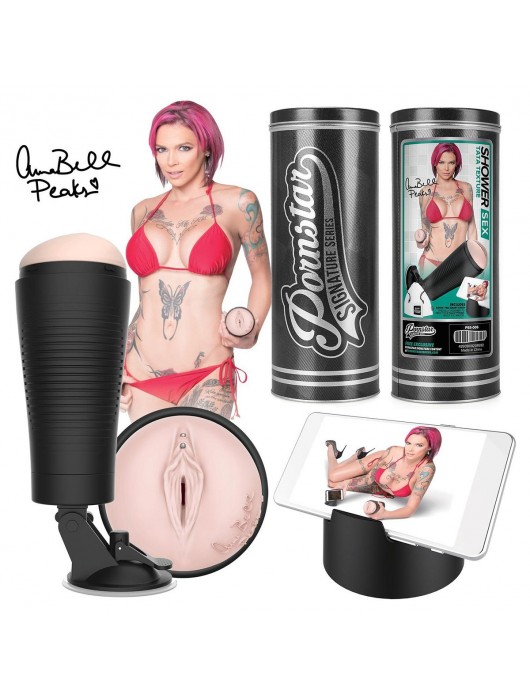 Мастурбатор-вагина PORNSTAR Anna Bell Peaks с креплением для фиксации - Pornstar Pussy - в Ростове-на-Дону купить с доставкой