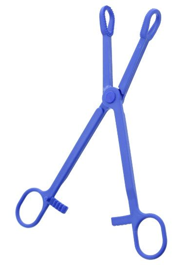 Синие медицинские ножницы BLAZE CLITORIS SCISSORS - Dream Toys - купить с доставкой в Ростове-на-Дону