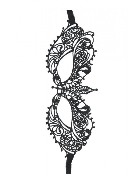 Чёрная маскарадная маска BLAZE MASQUERADE MASK - Dream Toys купить с доставкой