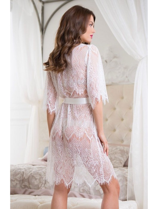 Короткий кружевной халатик Magdalena - Mia-Mia купить с доставкой