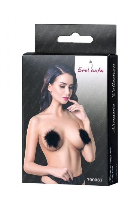 Соблазнительные круглые пэстис с пухом - Erolanta купить с доставкой