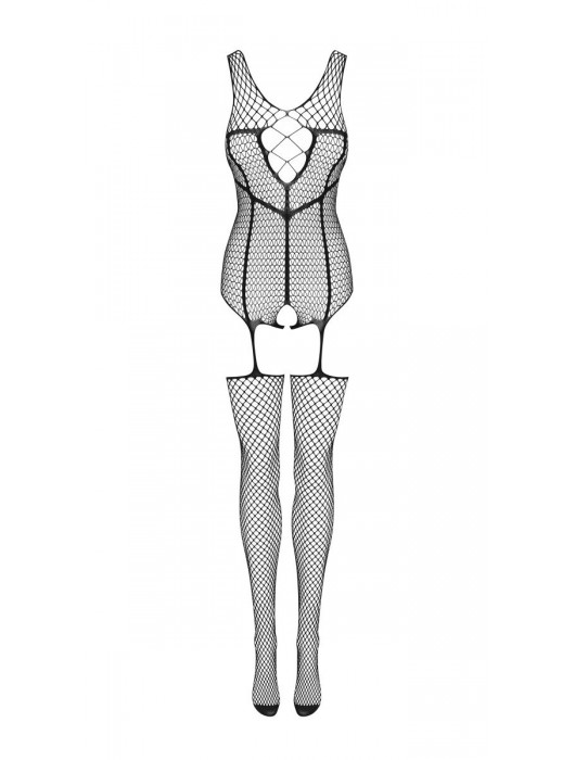 Чувственный контактный комбинезон-сетка - Obsessive купить с доставкой
