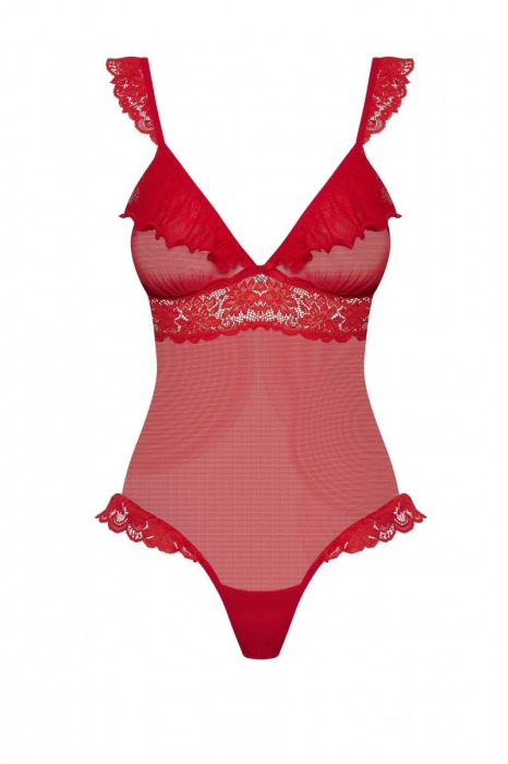 Соблазнительное боди с кружевом - Obsessive купить с доставкой