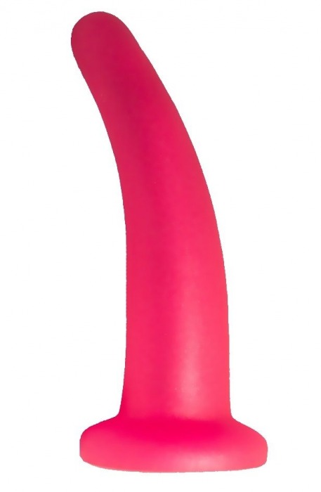 Розовый изогнутый стимулятор простаты из геля - 12,5 см. - LOVETOY (А-Полимер) - в Ростове-на-Дону купить с доставкой