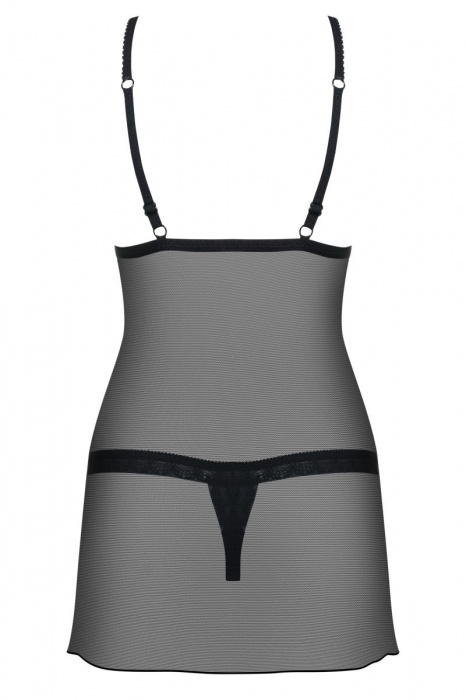 Эротичная сорочка с открытым лифом - Obsessive купить с доставкой