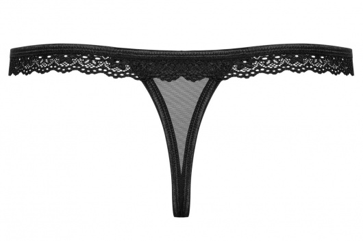 Пикантные трусики-стринги с кружевом - Obsessive купить с доставкой