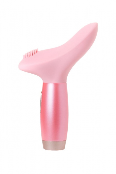 Розовый вибратор Le Stelle PERKS SERIES EX-3 с двумя сменными насадками - Le Stelle