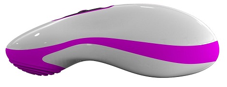 Бело-розовый вибростимулятор Mouse - Odeco