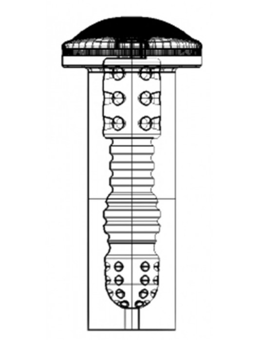 Телесный мастурбатор-ротик с эффектом смазки Deluxe Oral - Shots Media BV - в Ростове-на-Дону купить с доставкой