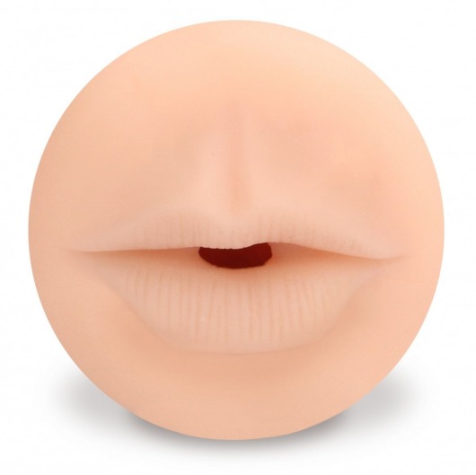 Телесный мастурбатор-ротик с эффектом смазки Oral - Shots Media BV - в Ростове-на-Дону купить с доставкой