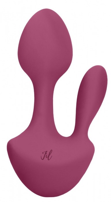 Розовый анально-вагинальный вибратор Sofia - 13 см. - Shots Media BV
