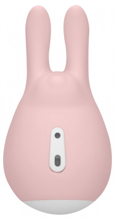 Розовый клиторальный стимулятор Love Bunny - 9,4 см. - Shots Media BV